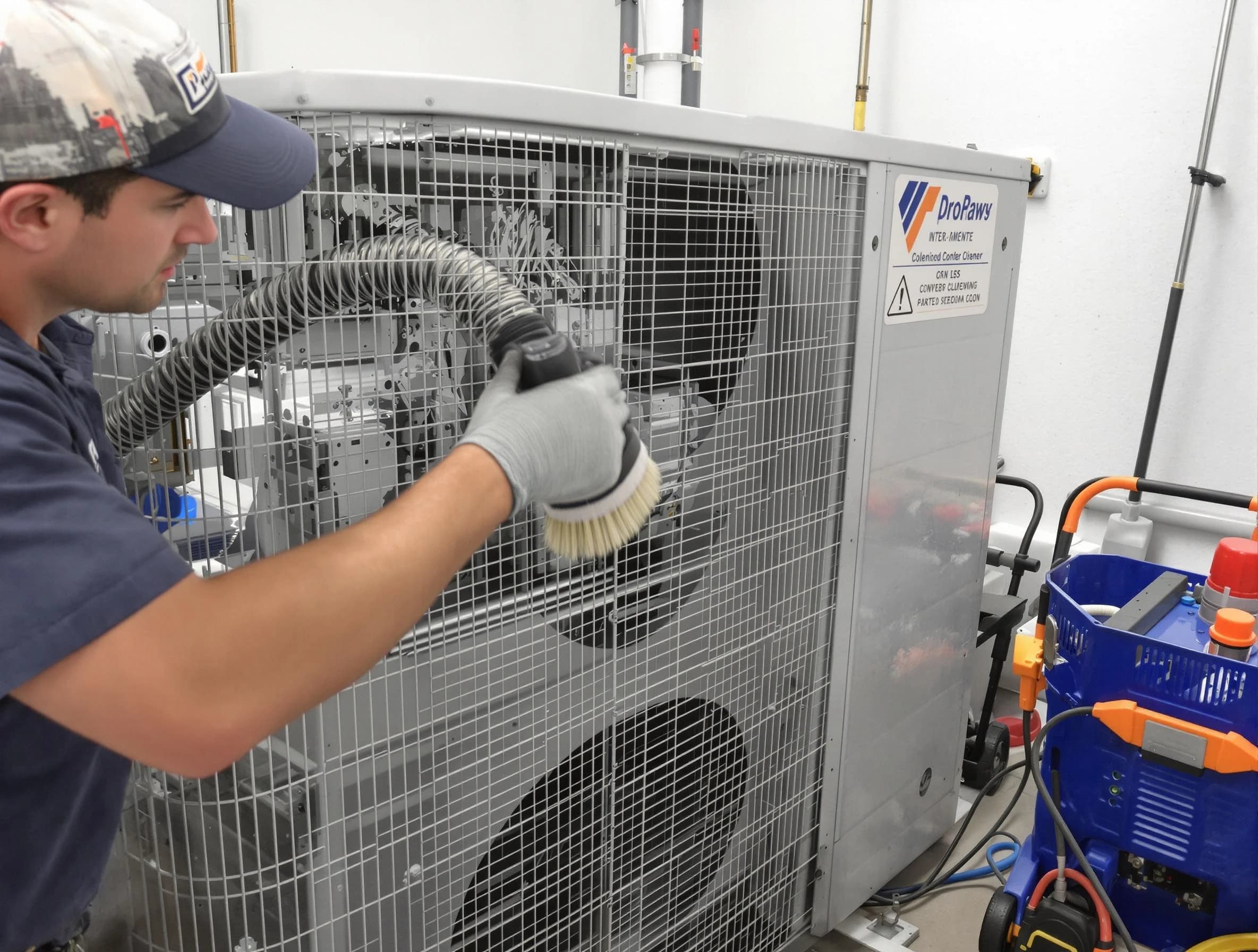 Dakota Ridge Air Duct Cleaning specialist performing precision AC coil cleaning for improved system performance in Dakota Ridge