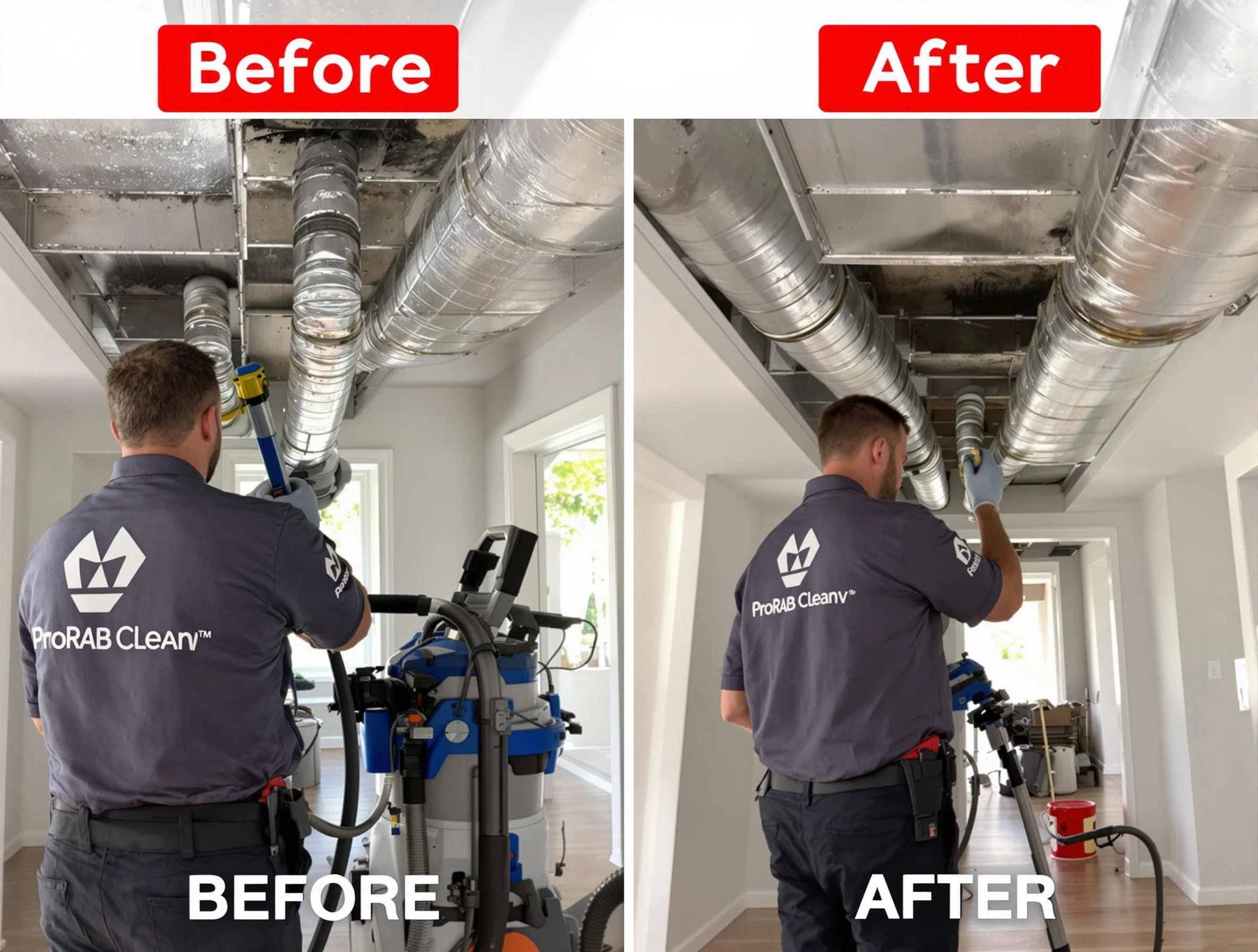 Dakota Ridge Air Duct Cleaning expert performing thorough residential duct cleaning in a Dakota Ridge home